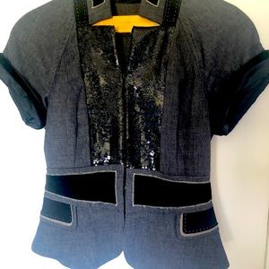 BCBG Max Azria Skirt Suit w/ Sequins